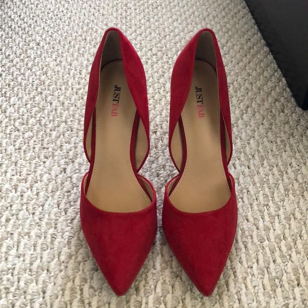 JUSTFAB Red hot heels!